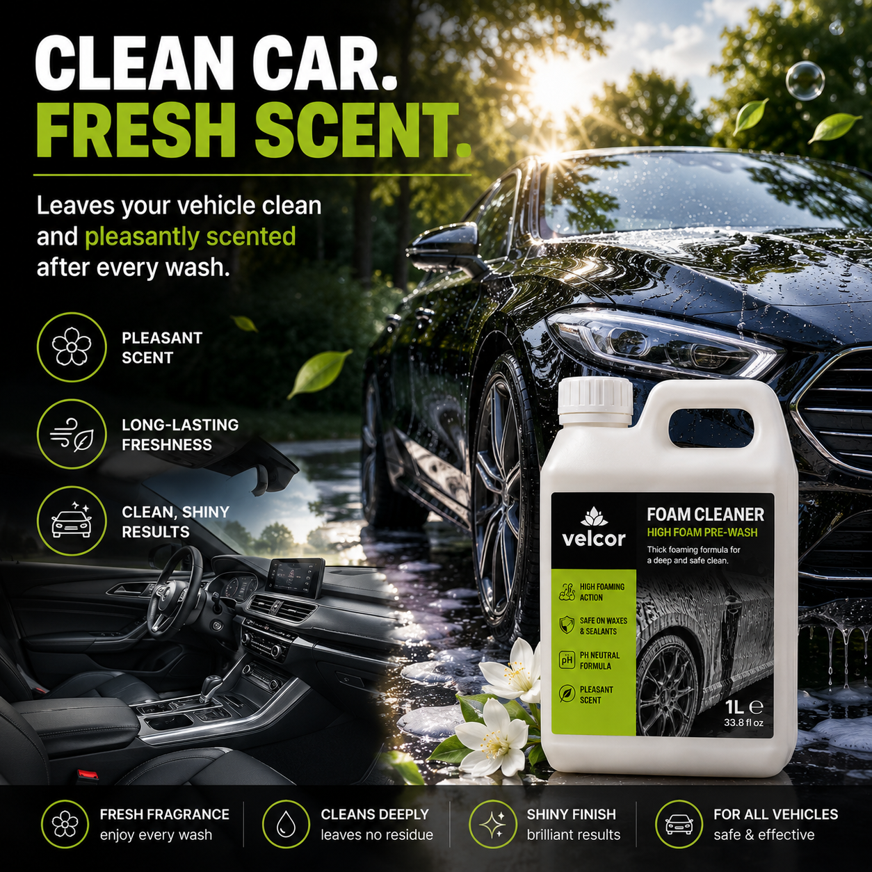 VELCOR FOAM SOAP 1L (10 uses)