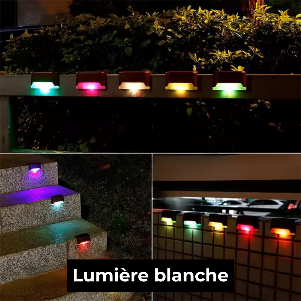 Lampes solaires autocollantes