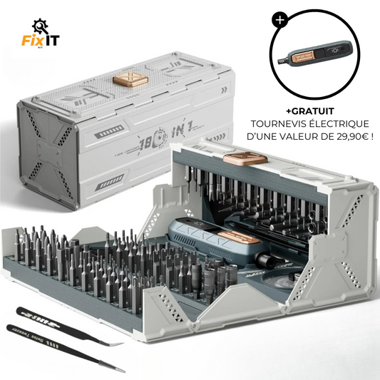 Jeu de tournevis FixIT 180 en 1
