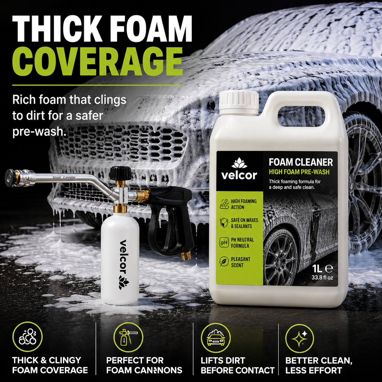 VELCOR FOAM SOAP 1L (10 uses)