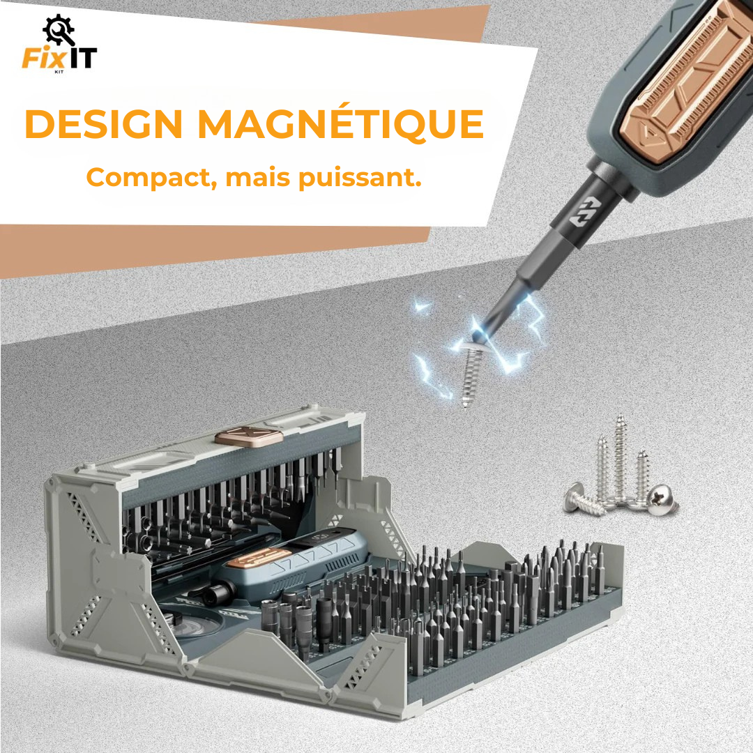 Jeu de tournevis FixIT 180 en 1