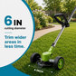 3 In 1 Cordless Grass Trimmer, Weed Eater and Edger