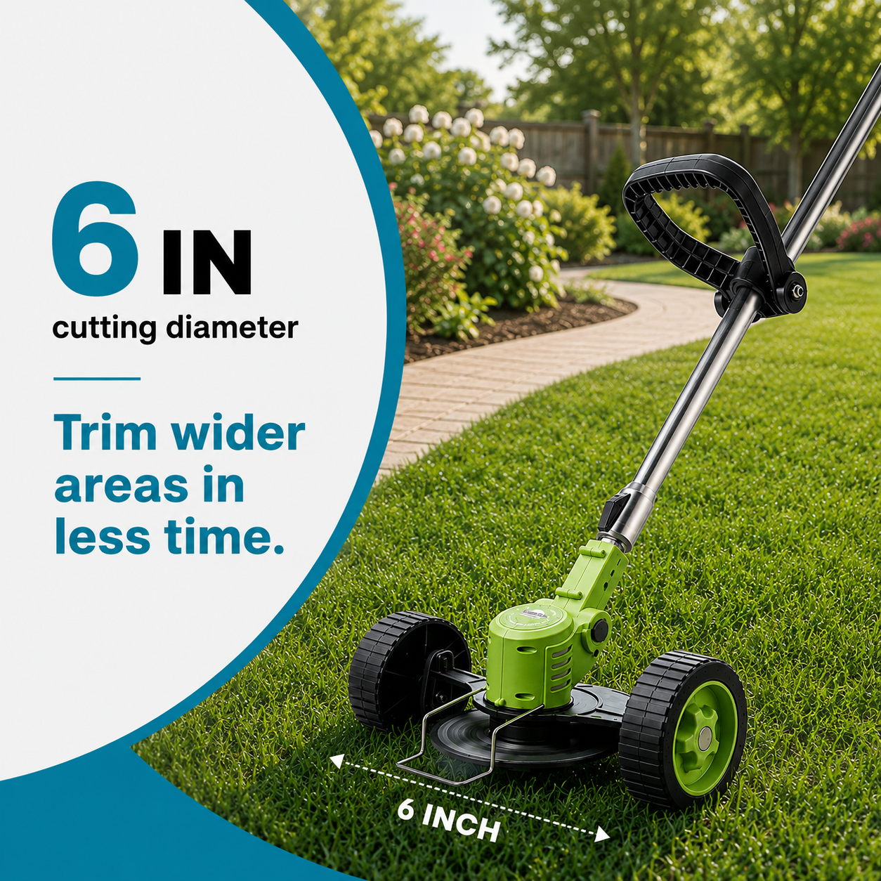 3 In 1 Cordless Grass Trimmer, Weed Eater and Edger