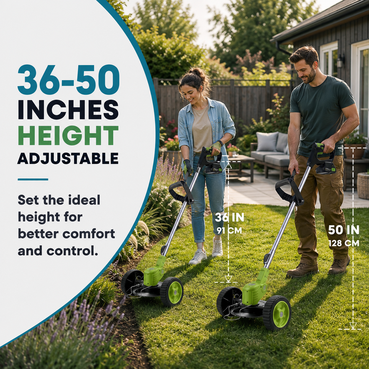 3 In 1 Cordless Grass Trimmer, Weed Eater and Edger
